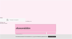 Desktop Screenshot of ekonomidelen.blogg.se