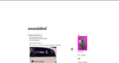 Desktop Screenshot of amandalind.blogg.se
