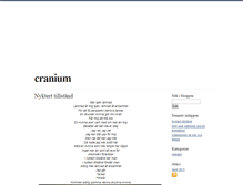 Tablet Screenshot of cranium.blogg.se