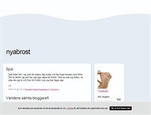 Tablet Screenshot of nyabrost.blogg.se