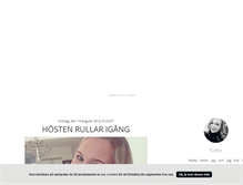 Tablet Screenshot of kattabloggen.blogg.se