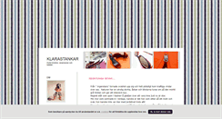 Desktop Screenshot of klarastankar.blogg.se