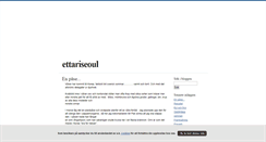 Desktop Screenshot of ettariseoul.blogg.se
