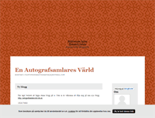 Tablet Screenshot of filmtvmusikautografer.blogg.se