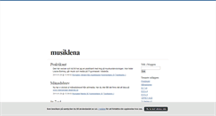 Desktop Screenshot of musiklena.blogg.se