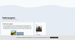 Desktop Screenshot of helenaogren.blogg.se