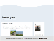 Tablet Screenshot of helenaogren.blogg.se