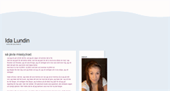 Desktop Screenshot of iidalundin.blogg.se