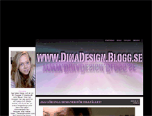 Tablet Screenshot of dinadesign.blogg.se