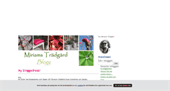Desktop Screenshot of miriamstradgard.blogg.se