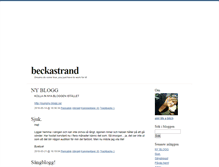 Tablet Screenshot of beckastrand.blogg.se