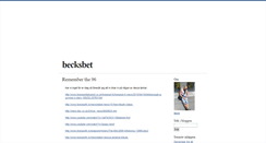 Desktop Screenshot of becksbet.blogg.se