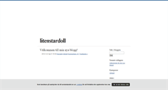 Desktop Screenshot of litenstardoll.blogg.se