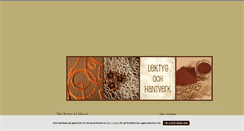 Desktop Screenshot of lektygochhantverk.blogg.se