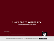 Tablet Screenshot of livetsomsimmare.blogg.se
