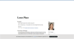 Desktop Screenshot of lenesplace.blogg.se