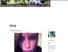 Tablet Screenshot of akmj.blogg.se