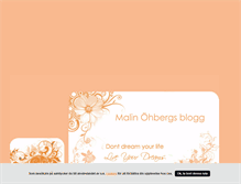Tablet Screenshot of maliinohberg.blogg.se