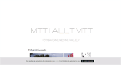 Desktop Screenshot of mittialltvitt.blogg.se