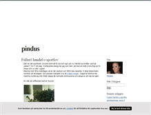 Tablet Screenshot of pindus.blogg.se