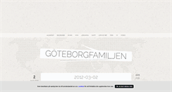 Desktop Screenshot of goteborgfamiljen.blogg.se