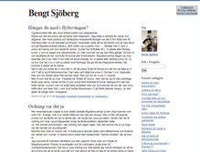 Tablet Screenshot of bengtsjoberg.blogg.se