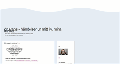 Desktop Screenshot of druvans.blogg.se