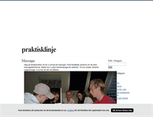 Tablet Screenshot of praktisklinje.blogg.se