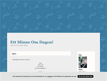 Tablet Screenshot of ettminneomdan.blogg.se