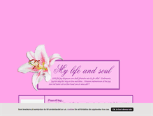 Tablet Screenshot of mylifeandsoul.blogg.se