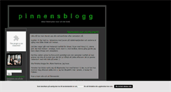 Desktop Screenshot of pinnensblogg.blogg.se