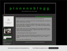 Tablet Screenshot of pinnensblogg.blogg.se