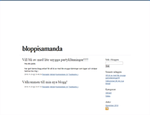 Tablet Screenshot of bloppisamanda.blogg.se