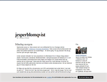 Tablet Screenshot of jesperblomqvist.blogg.se