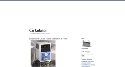 Desktop Screenshot of cirkulator.blogg.se