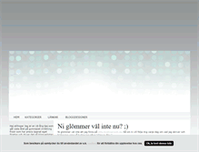 Tablet Screenshot of miazetterstrom.blogg.se