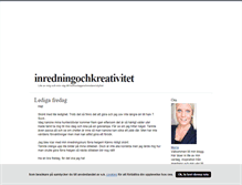 Tablet Screenshot of inredningochkreativitet.blogg.se