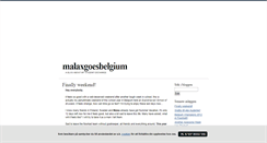 Desktop Screenshot of malaxgoesbelgium.blogg.se