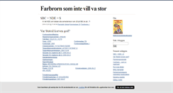 Desktop Screenshot of farbrornsomintevillvastor.blogg.se