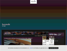 Tablet Screenshot of heeynoht.blogg.se