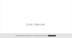 Desktop Screenshot of elinjonsson.blogg.se