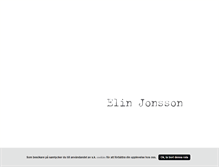 Tablet Screenshot of elinjonsson.blogg.se