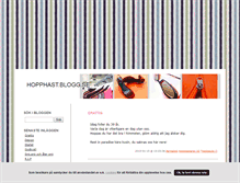 Tablet Screenshot of hopphast.blogg.se