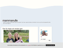 Tablet Screenshot of mammanulle.blogg.se