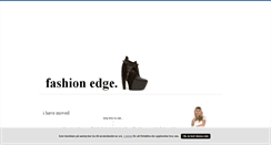 Desktop Screenshot of fashionedge.blogg.se