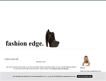 Tablet Screenshot of fashionedge.blogg.se