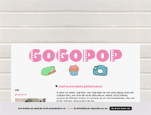 Tablet Screenshot of gogopop.blogg.se