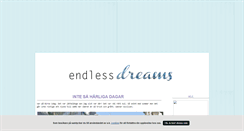 Desktop Screenshot of endlessdreams.blogg.se