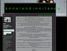 Tablet Screenshot of annalandinnilsson.blogg.se