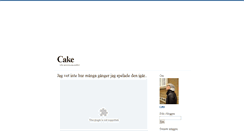 Desktop Screenshot of cakes.blogg.se